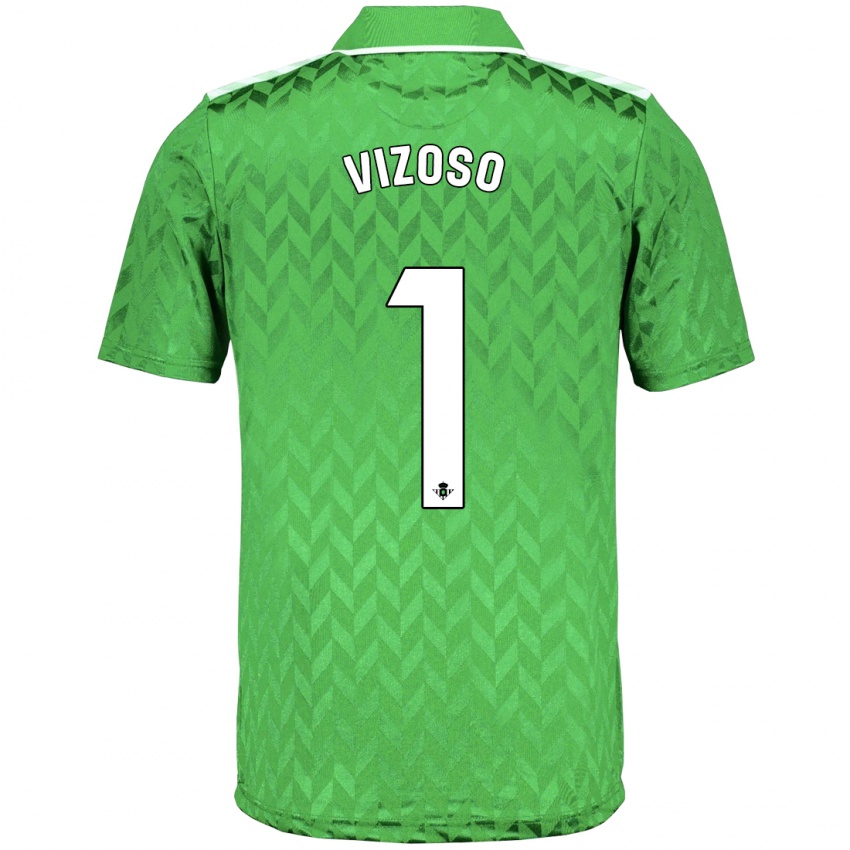 Hombre Camiseta Paula Vizoso Prieto #1 Verde 2ª Equipación 2023/24 La Camisa Perú