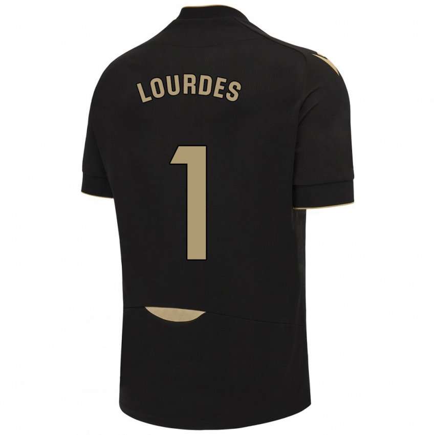 Hombre Camiseta Lourdes #1 Negro 2ª Equipación 2023/24 La Camisa Perú