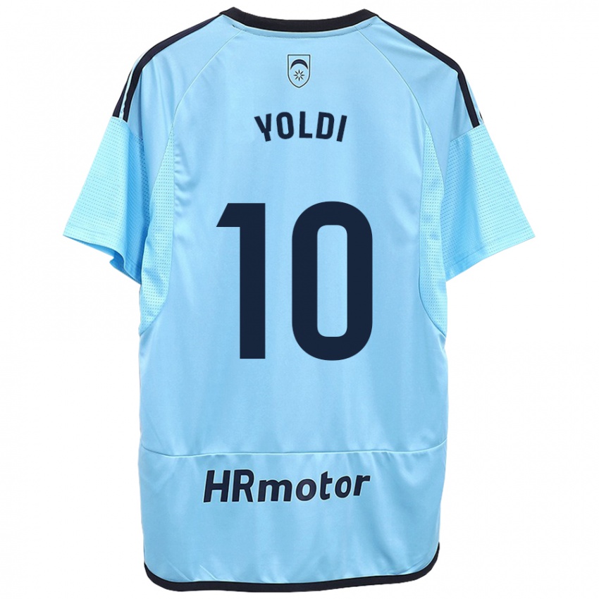 Hombre Camiseta Ander Yoldi #10 Azul 2ª Equipación 2023/24 La Camisa Perú