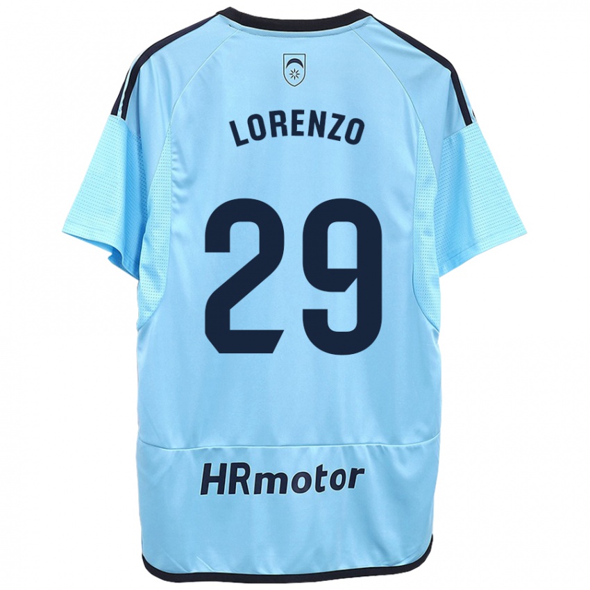 Hombre Camiseta Nowend Lorenzo #29 Azul 2ª Equipación 2023/24 La Camisa Perú