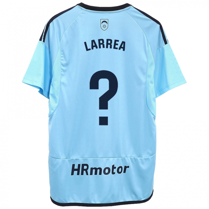 Hombre Camiseta Unai Larrea #0 Azul 2ª Equipación 2023/24 La Camisa Perú