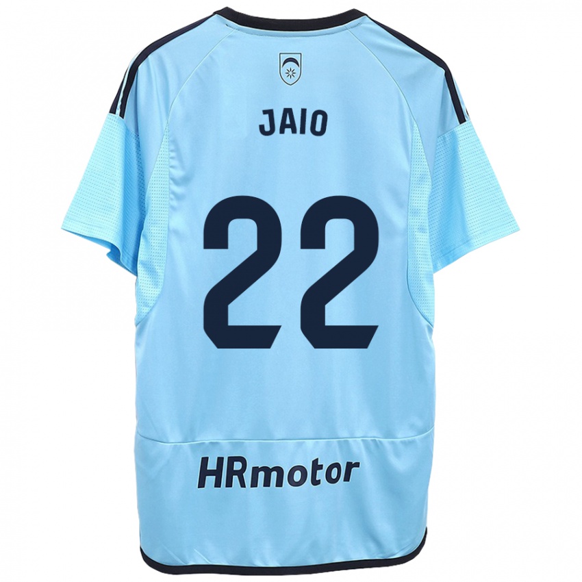 Hombre Camiseta Jaione Larraiotz Senosiain #22 Azul 2ª Equipación 2023/24 La Camisa Perú