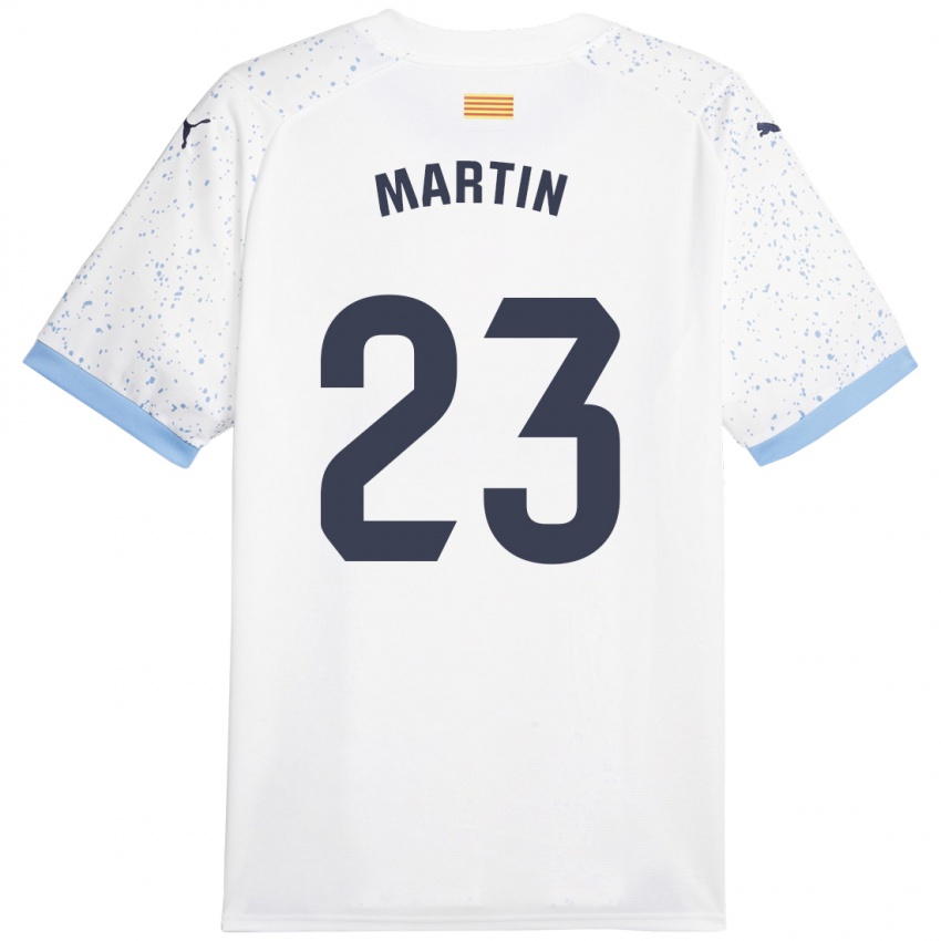 Hombre Camiseta Iván Martín #23 Blanco 2ª Equipación 2023/24 La Camisa Perú