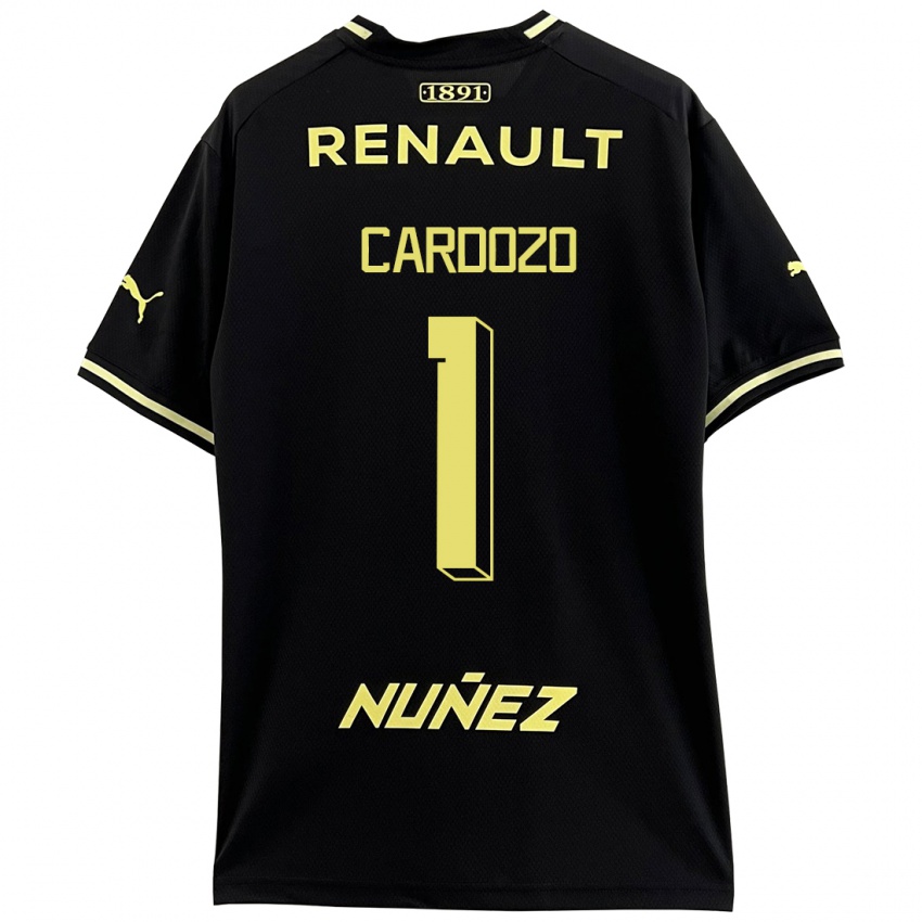 Hombre Camiseta Thiago Cardozo #1 Negro 2ª Equipación 2023/24 La Camisa Perú