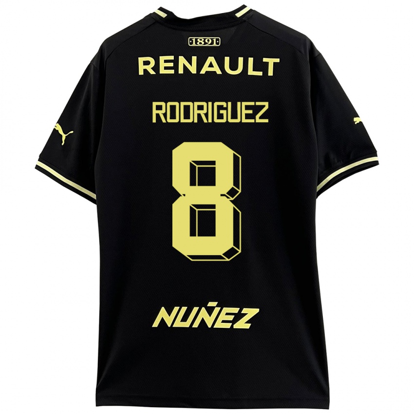 Hombre Camiseta Sebastián Rodríguez #8 Negro 2ª Equipación 2023/24 La Camisa Perú