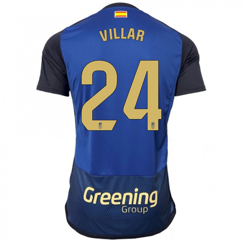 Hombre Camiseta Gonzalo Villar #24 Armada 2ª Equipación 2023/24 La Camisa Perú