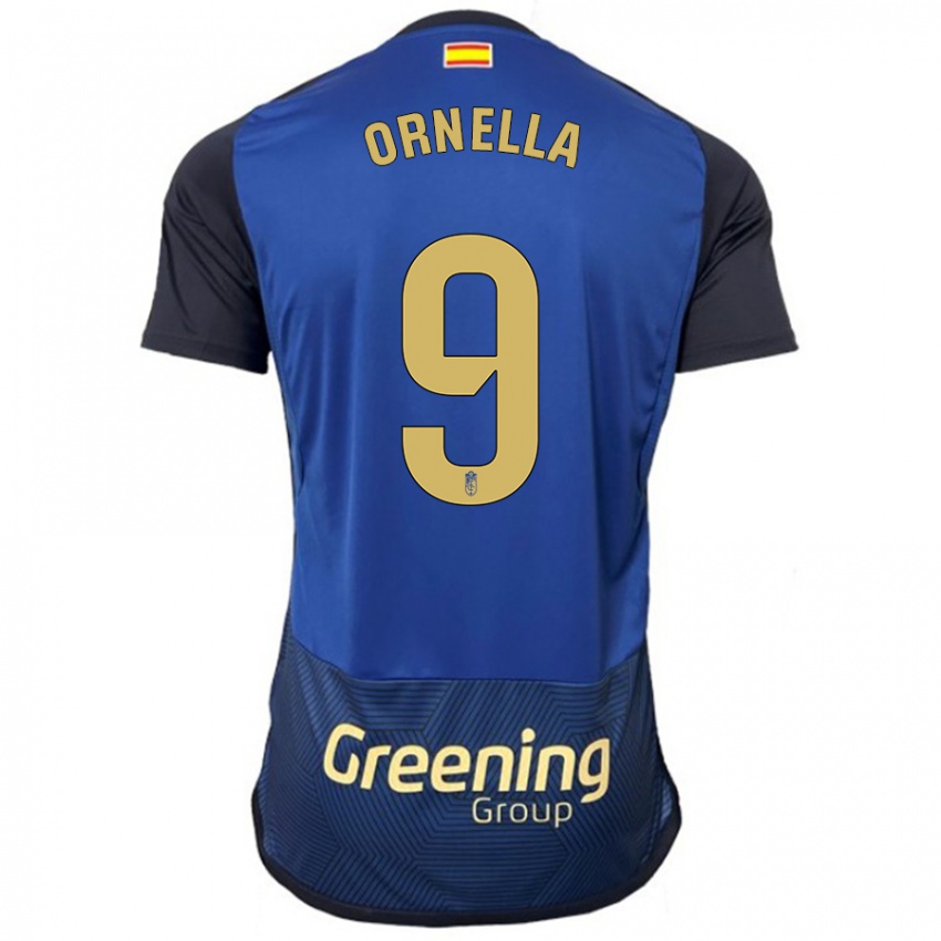 Hombre Camiseta Ornella María Vignola Cabot #9 Armada 2ª Equipación 2023/24 La Camisa Perú