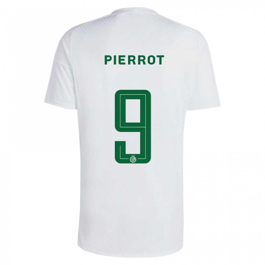 Hombre Camiseta Frantzdy Pierrot #9 Verde Azul 2ª Equipación 2023/24 La Camisa Perú