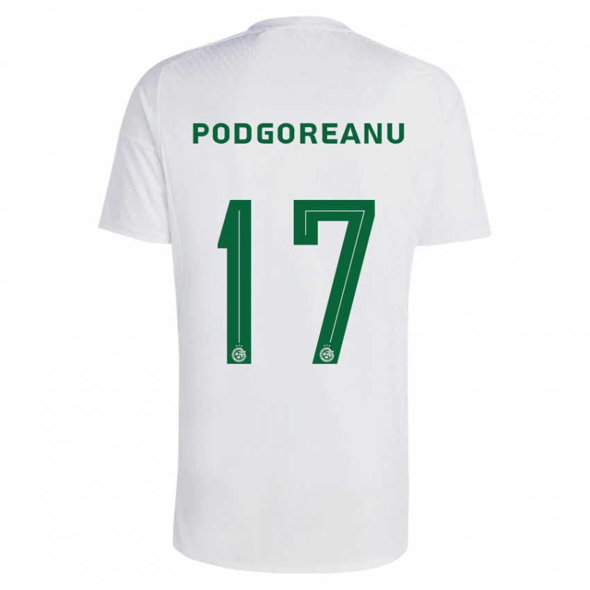 Hombre Camiseta Suf Podgoreanu #17 Verde Azul 2ª Equipación 2023/24 La Camisa Perú