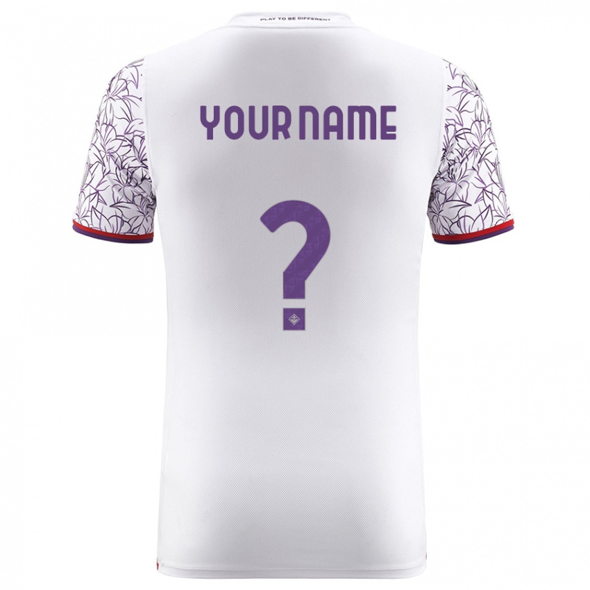 Hombre Camiseta Su Nombre #0 Blanco 2ª Equipación 2023/24 La Camisa Perú