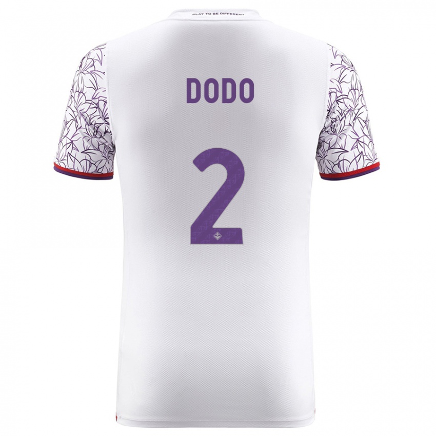 Hombre Camiseta Dodô #2 Blanco 2ª Equipación 2023/24 La Camisa Perú