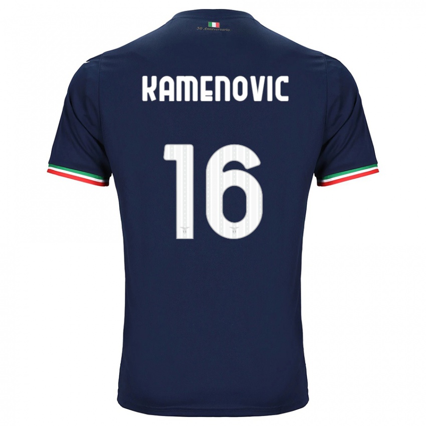 Hombre Camiseta Dimitrije Kamenovic #16 Armada 2ª Equipación 2023/24 La Camisa Perú