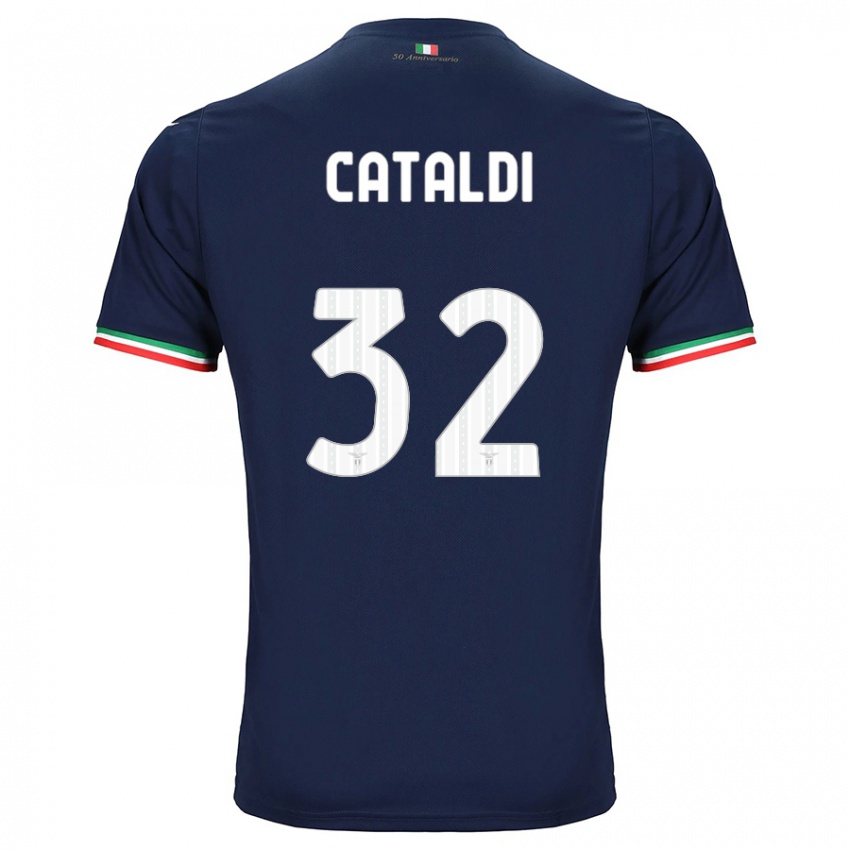 Hombre Camiseta Danilo Cataldi #32 Armada 2ª Equipación 2023/24 La Camisa Perú