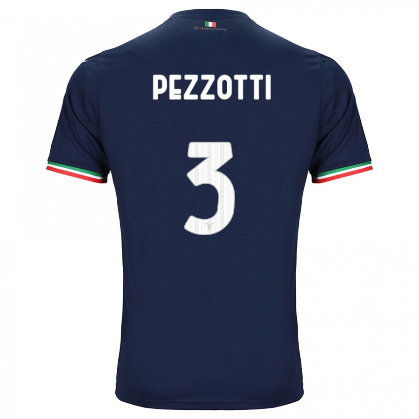 Hombre Camiseta Arianna Pezzotti #3 Armada 2ª Equipación 2023/24 La Camisa Perú