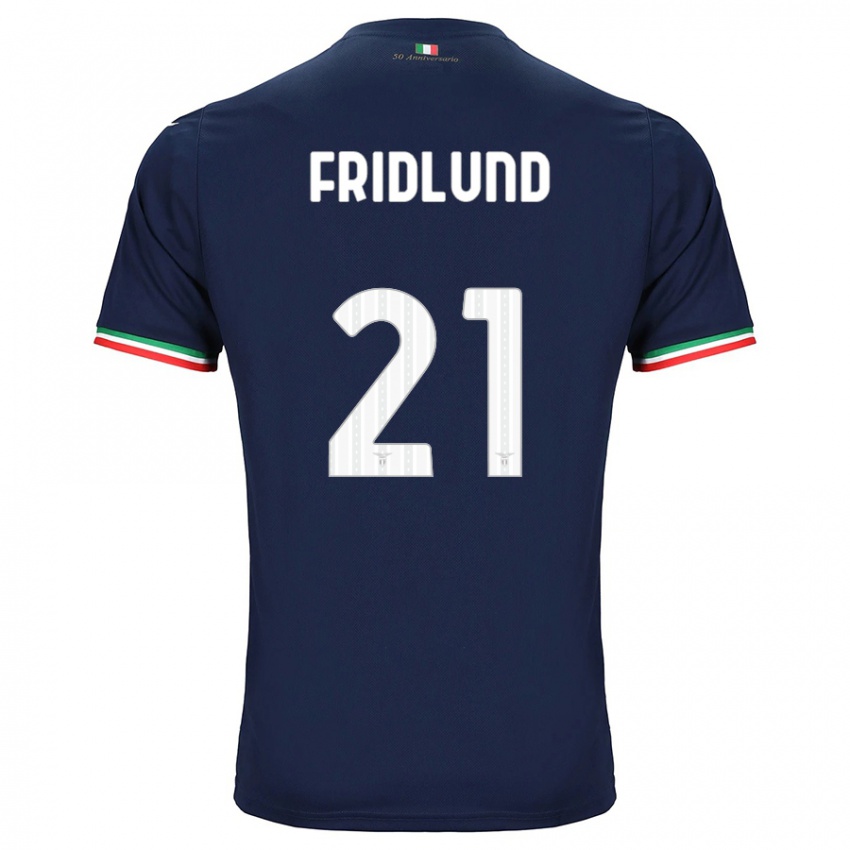 Hombre Camiseta Johanne Fridlund #21 Armada 2ª Equipación 2023/24 La Camisa Perú