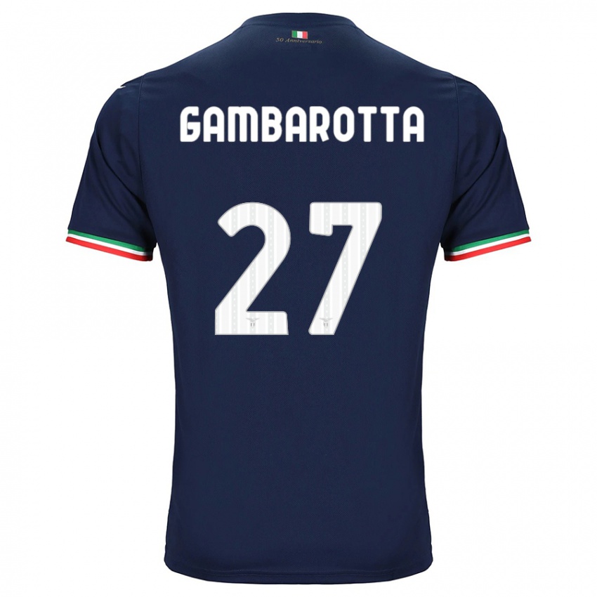 Hombre Camiseta Margot Gambarotta #27 Armada 2ª Equipación 2023/24 La Camisa Perú