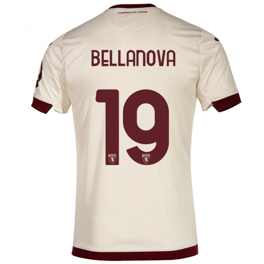 Hombre Camiseta Raoul Bellanova #19 Champán 2ª Equipación 2023/24 La Camisa Perú