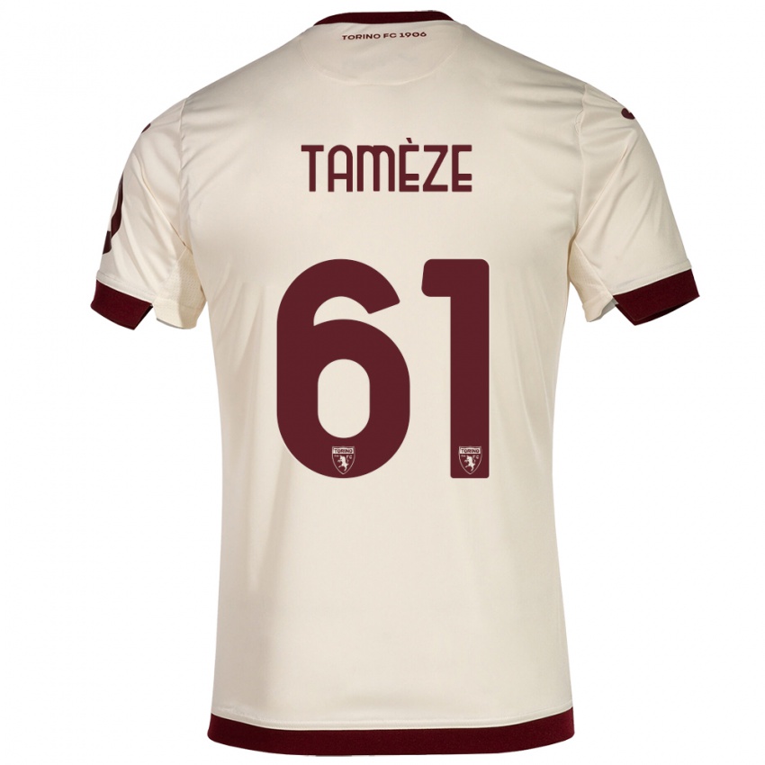 Hombre Camiseta Adrien Tamèze #61 Champán 2ª Equipación 2023/24 La Camisa Perú