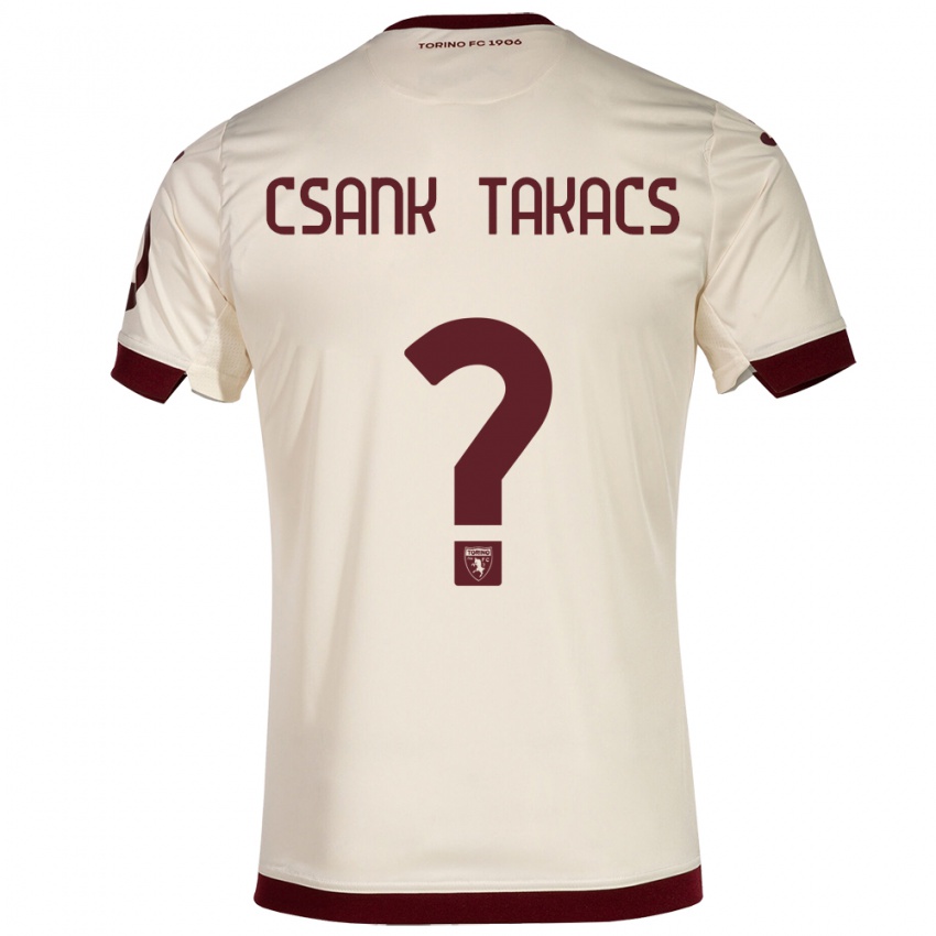 Hombre Camiseta Kristóf Csánk-Takács #0 Champán 2ª Equipación 2023/24 La Camisa Perú