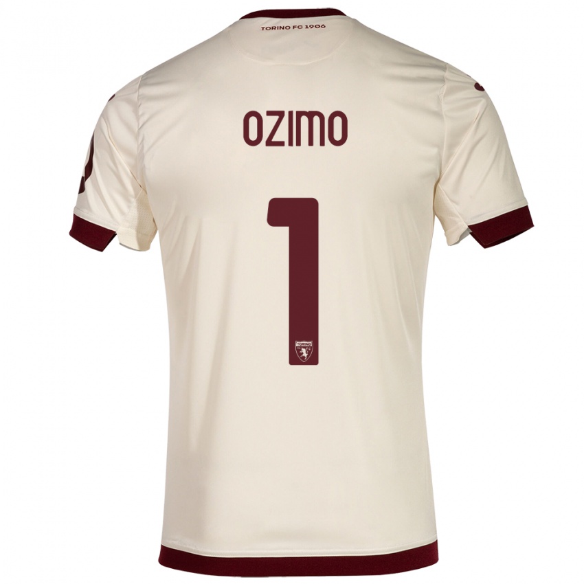 Hombre Camiseta Arianna Ozimo #1 Champán 2ª Equipación 2023/24 La Camisa Perú