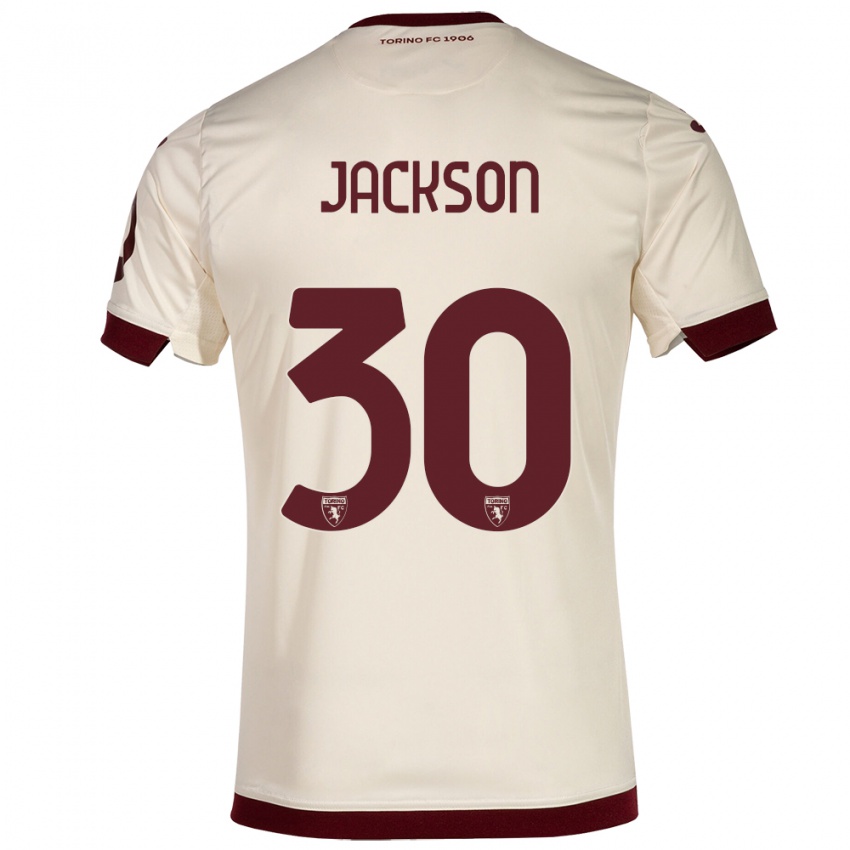 Hombre Camiseta Michael Jackson #30 Champán 2ª Equipación 2023/24 La Camisa Perú