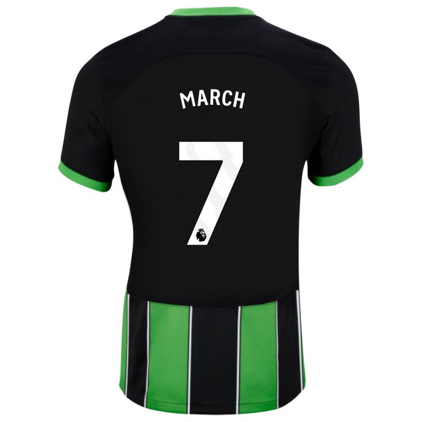 Hombre Camiseta Solly March #7 Verde Negro 2ª Equipación 2023/24 La Camisa Perú