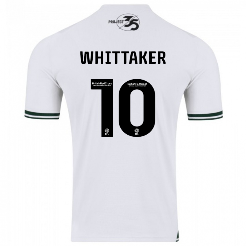 Hombre Camiseta Morgan Whittaker #10 Blanco 2ª Equipación 2023/24 La Camisa Perú