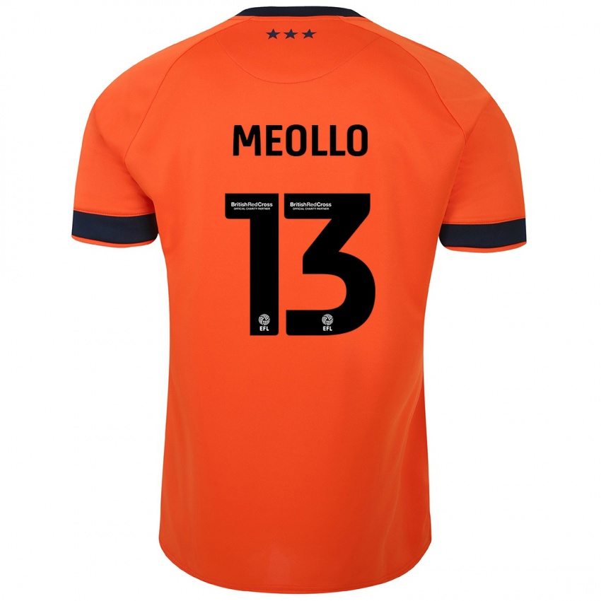 Hombre Camiseta Nina Meollo #13 Naranja 2ª Equipación 2023/24 La Camisa Perú