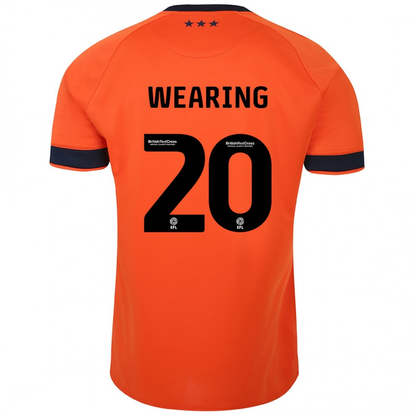 Hombre Camiseta Megan Wearing #20 Naranja 2ª Equipación 2023/24 La Camisa Perú