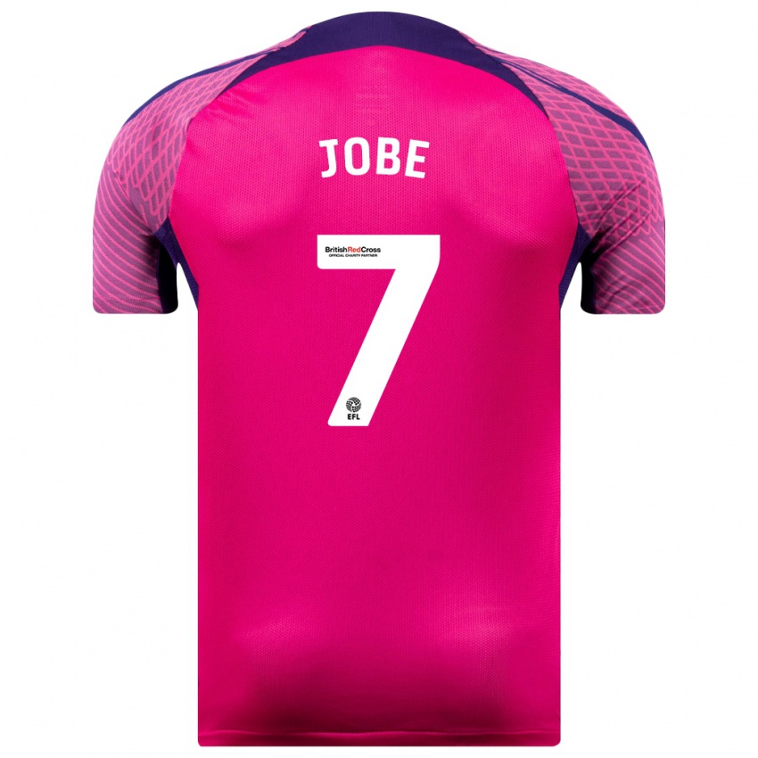 Hombre Camiseta Jobe Bellingham #7 Morado 2ª Equipación 2023/24 La Camisa Perú