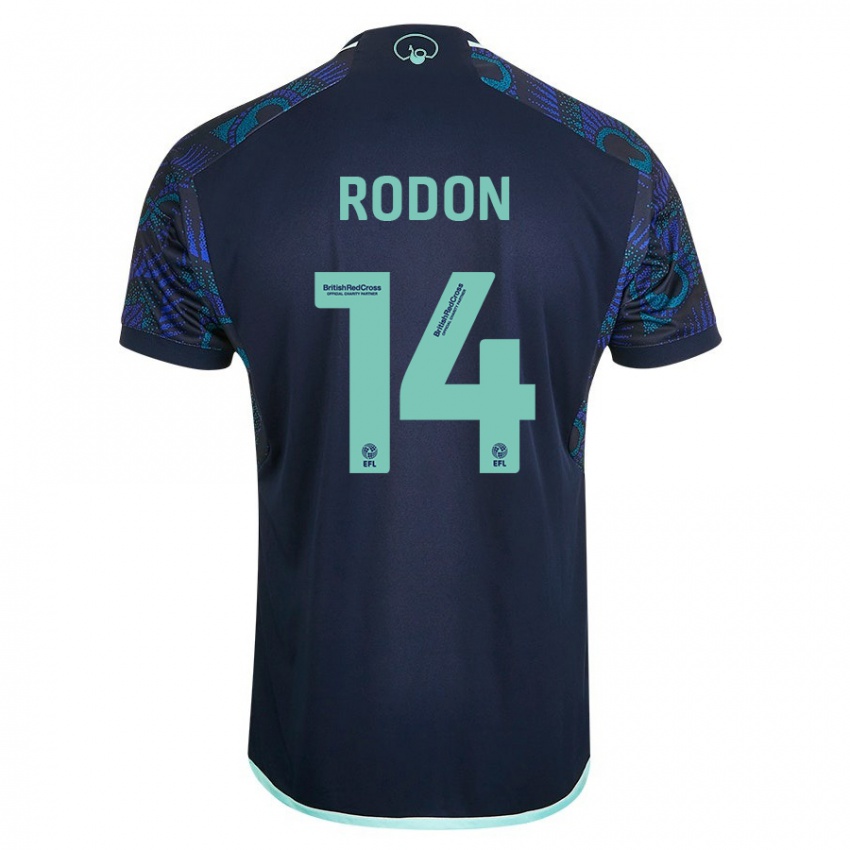 Hombre Camiseta Joe Rodon #14 Azul 2ª Equipación 2023/24 La Camisa Perú