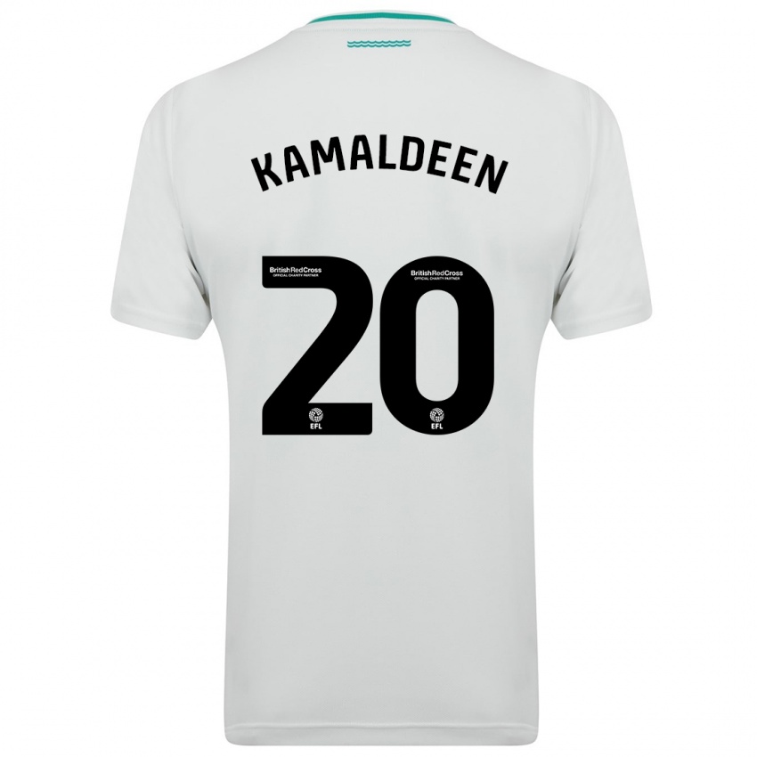 Hombre Camiseta Kamaldeen Sulemana #20 Blanco 2ª Equipación 2023/24 La Camisa Perú