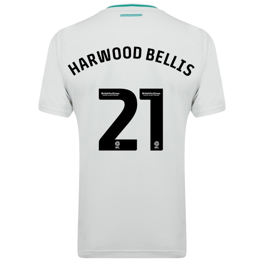 Hombre Camiseta Taylor Harwood-Bellis #21 Blanco 2ª Equipación 2023/24 La Camisa Perú