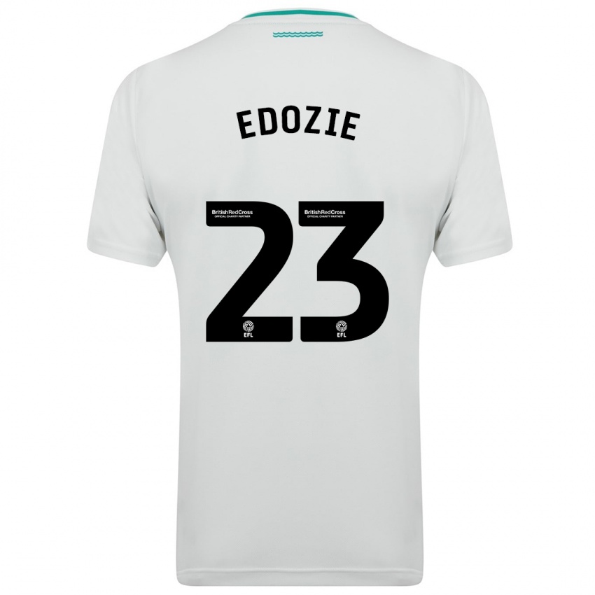 Hombre Camiseta Samuel Edozie #23 Blanco 2ª Equipación 2023/24 La Camisa Perú