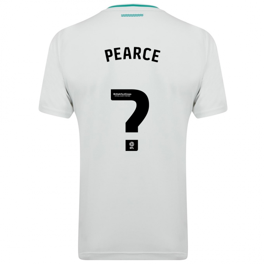 Hombre Camiseta Luke Pearce #0 Blanco 2ª Equipación 2023/24 La Camisa Perú