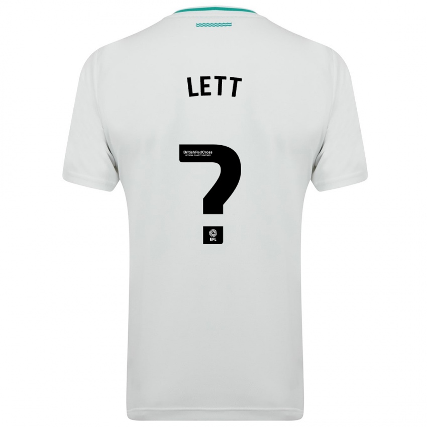 Hombre Camiseta Josh Lett #0 Blanco 2ª Equipación 2023/24 La Camisa Perú