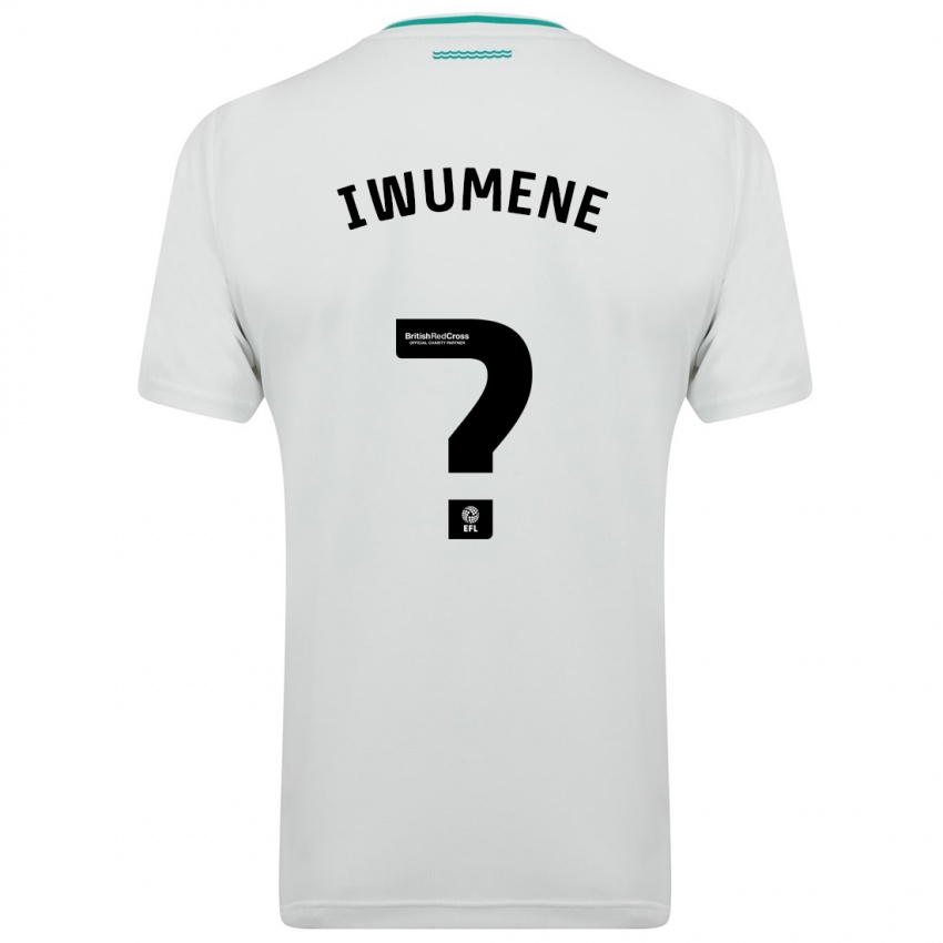 Hombre Camiseta Alex Stepien-Iwumene #0 Blanco 2ª Equipación 2023/24 La Camisa Perú