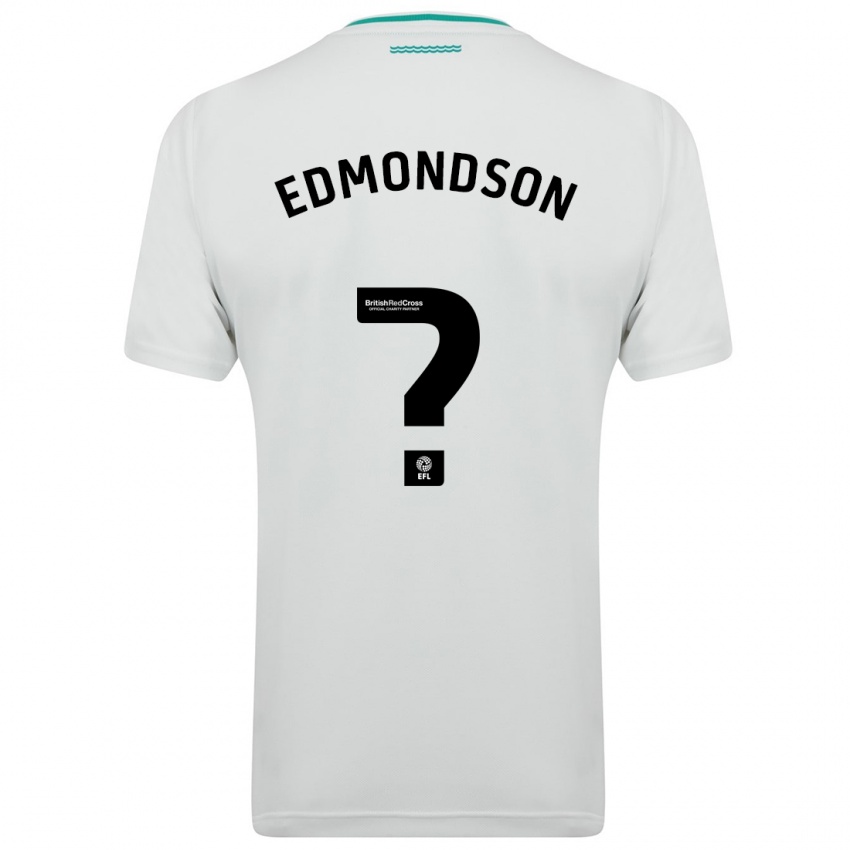 Hombre Camiseta Tyler Edmondson #0 Blanco 2ª Equipación 2023/24 La Camisa Perú