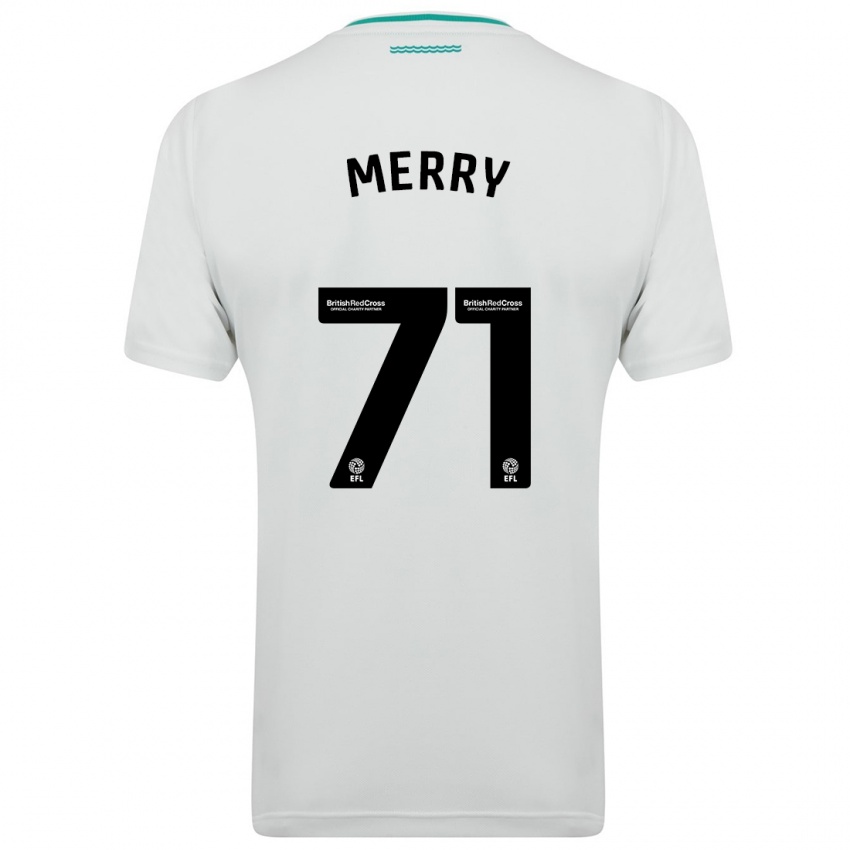 Hombre Camiseta Will Merry #71 Blanco 2ª Equipación 2023/24 La Camisa Perú