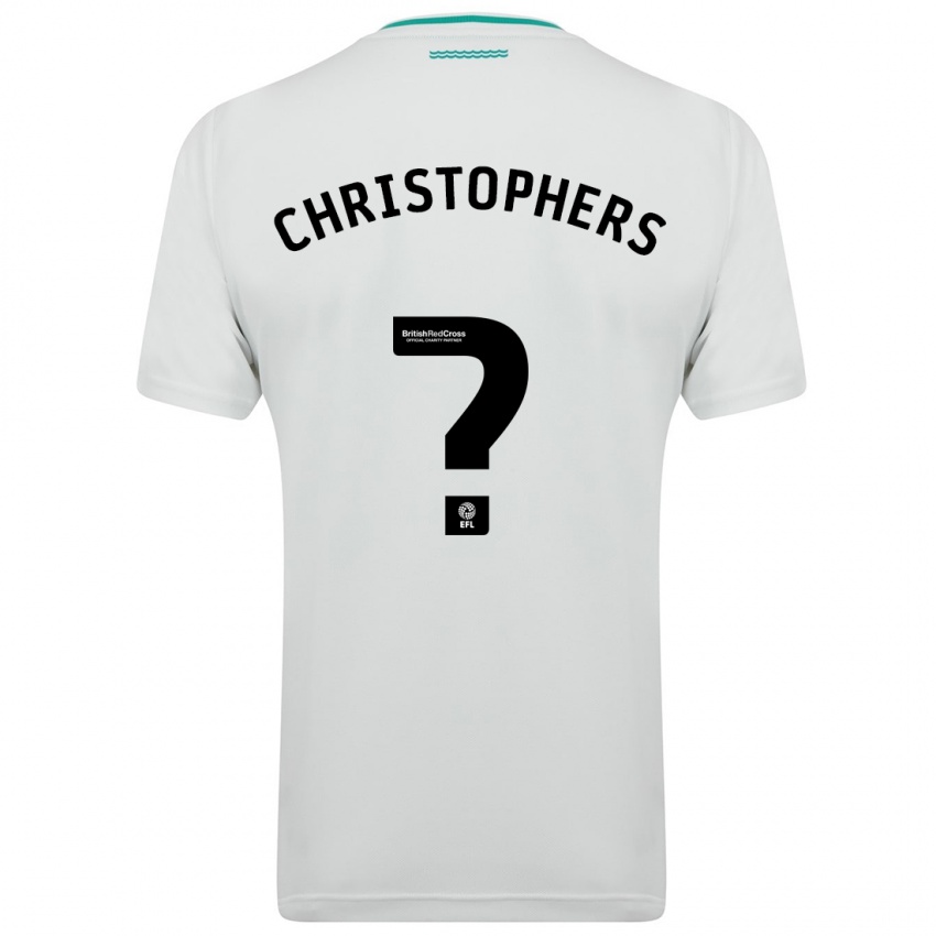 Hombre Camiseta Leo Christophers #0 Blanco 2ª Equipación 2023/24 La Camisa Perú