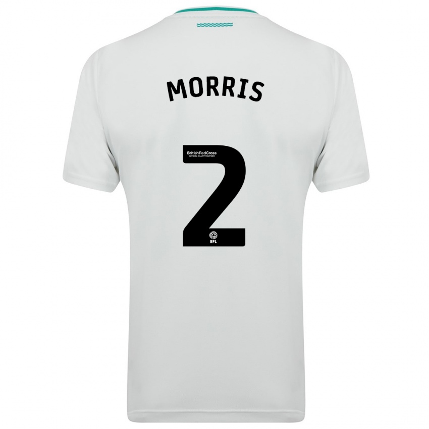 Hombre Camiseta Ella Morris #2 Blanco 2ª Equipación 2023/24 La Camisa Perú