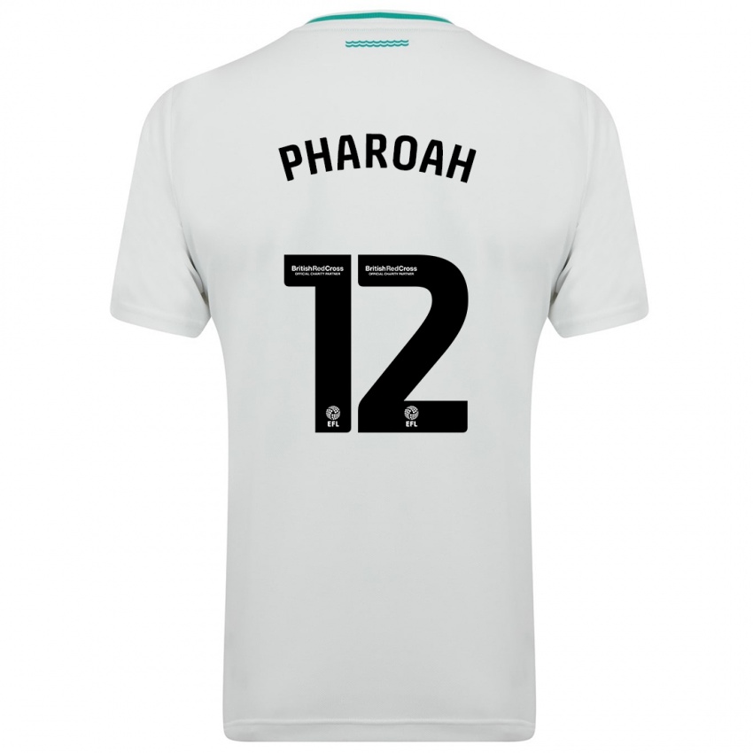 Hombre Camiseta Sophia Pharoah #12 Blanco 2ª Equipación 2023/24 La Camisa Perú