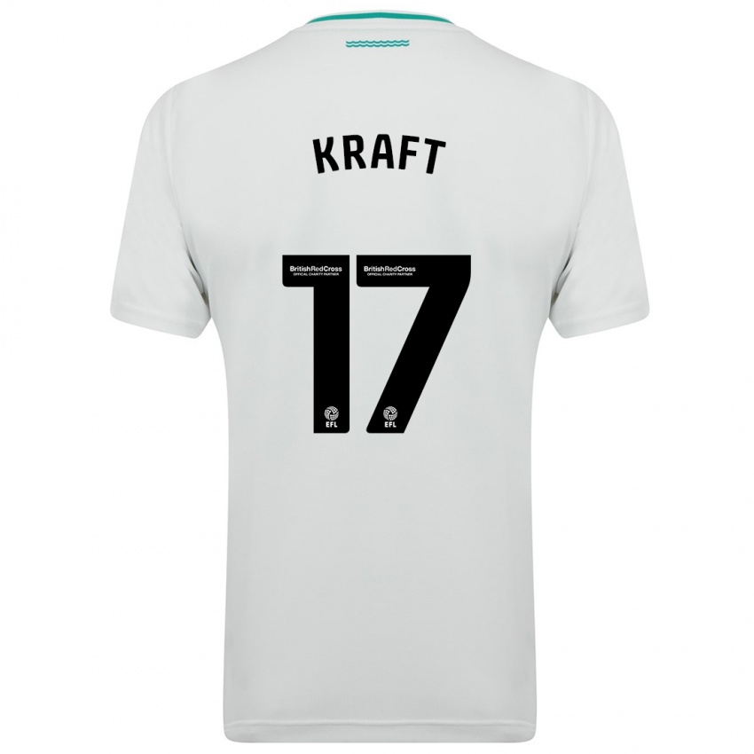 Hombre Camiseta Emily Kraft #17 Blanco 2ª Equipación 2023/24 La Camisa Perú