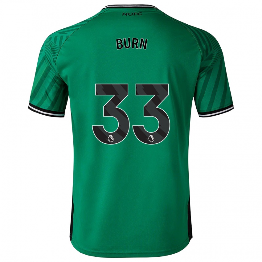 Hombre Camiseta Dan Burn #33 Verde 2ª Equipación 2023/24 La Camisa Perú