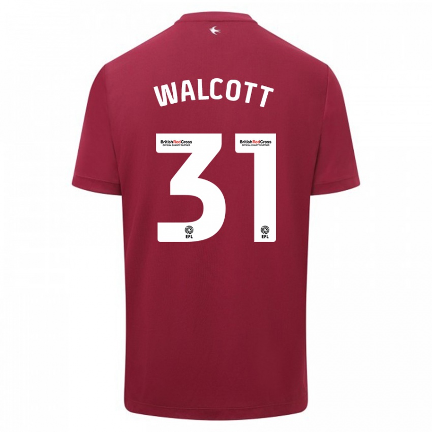 Hombre Camiseta Malachi Fagan Walcott #31 Rojo 2ª Equipación 2023/24 La Camisa Perú