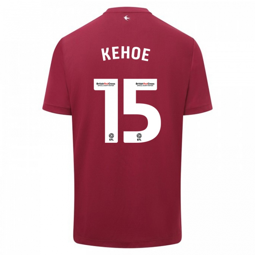 Hombre Camiseta Molly Kehoe #15 Rojo 2ª Equipación 2023/24 La Camisa Perú