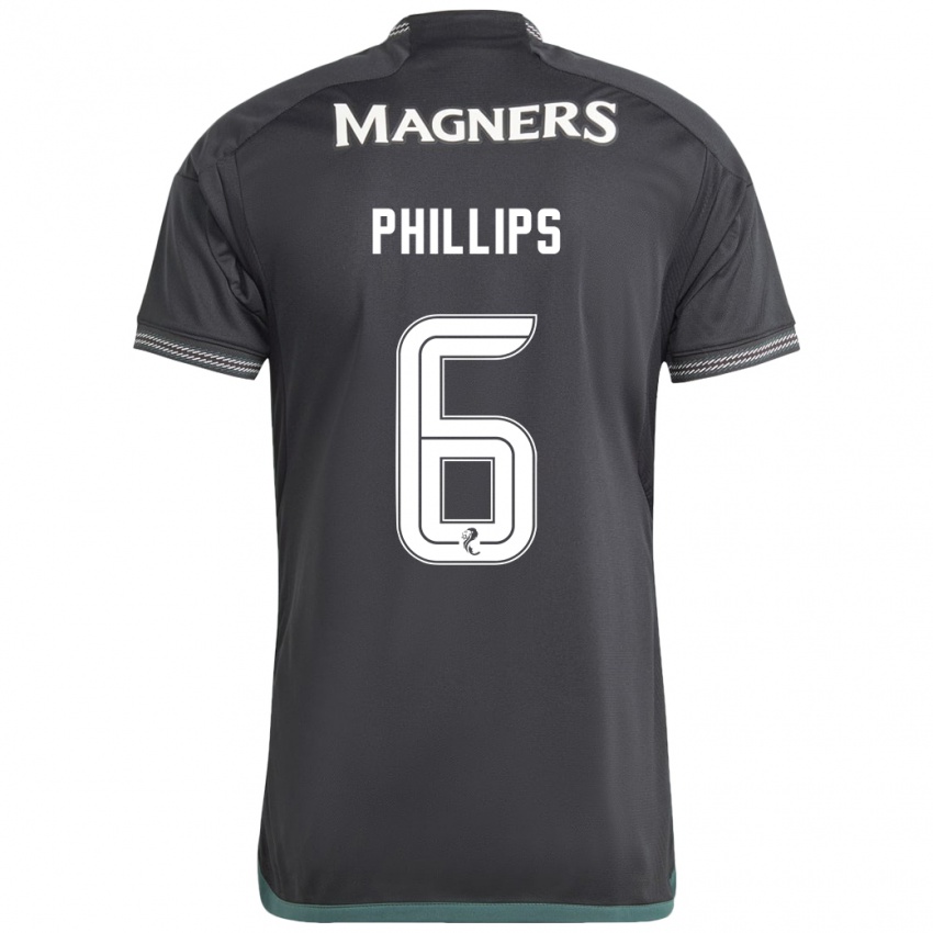 Hombre Camiseta Nathaniel Phillips #6 Negro 2ª Equipación 2023/24 La Camisa Perú