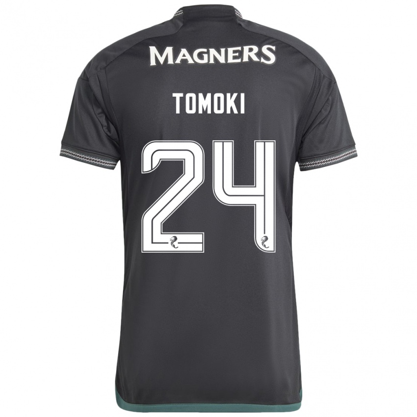 Hombre Camiseta Tomoki Iwata #24 Negro 2ª Equipación 2023/24 La Camisa Perú