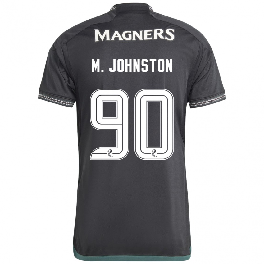 Hombre Camiseta Mikey Johnston #90 Negro 2ª Equipación 2023/24 La Camisa Perú