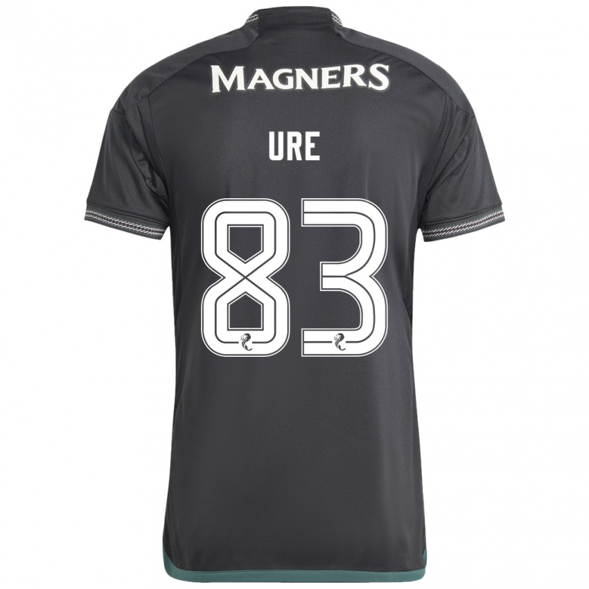 Hombre Camiseta Kyle Ure #83 Negro 2ª Equipación 2023/24 La Camisa Perú